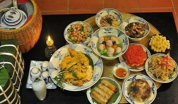 Mâm cúng rằm tháng Giêng